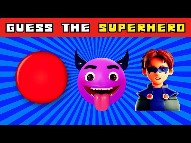 Guess the Superhero by Emoji?  Marvel & DC Superheroes Emoji Quiz | Fun Quiz Challenge Curio Cubs