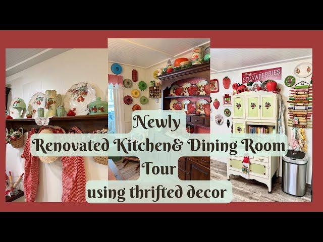 Thrifted Decor Kitchen & Dining Room Tour ~Vintage style