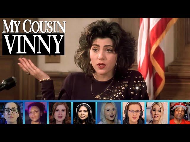 Reactors Reacting to MONA LISA VITO ON AUTOMOBILES | My Cousin Vinny (1992)