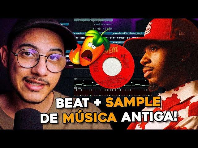 COMO SAMPLEAR MÚSICAS ANTIGAS NUM BEAT DE TRAP!  (METRO BOOMIN, KANYE WEST) BEATMAKING FL STUDIO