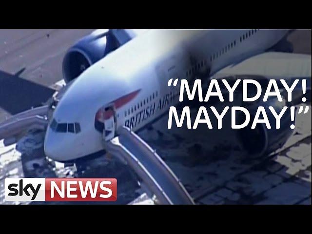 British Airways Fire: Pilot's Mayday Emergency Call