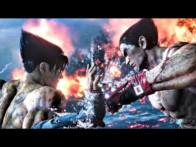 TEKKEN 8 Jin vs Kazuya Final Fight Scene 4K ULTRA HD Tekken Story Cinematic