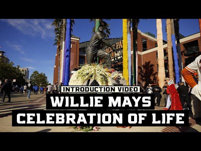 Willie Mays Celebration of Life | Introduction Video