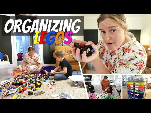 TOY ORGANIZATION vlog  (Lego Edition)  organize with me