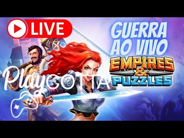 SURRA AO VIVO Guerra EMPIRES AND PUZZLES Play Cotta está ao vivo!