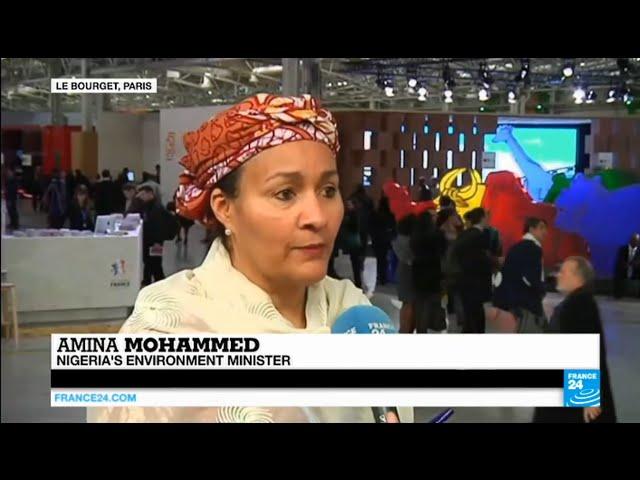 Paris Climate Conference: Nigeria's environment minister Amina Mohammed on the "Great Green Wall"