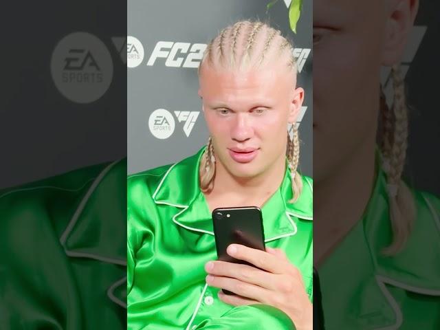 Erling Haaland guesses old EA Sports covers 