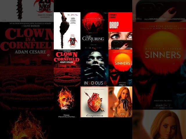 ¡El terror en 2025 viene con TODO!¿Cuál de estas películas esperás? #horror #estrenos2025 #terrorfan