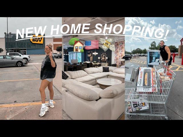 Shop With Us For Our NEW HOUSE in USA! Furniture, Appliances + More! VLOG