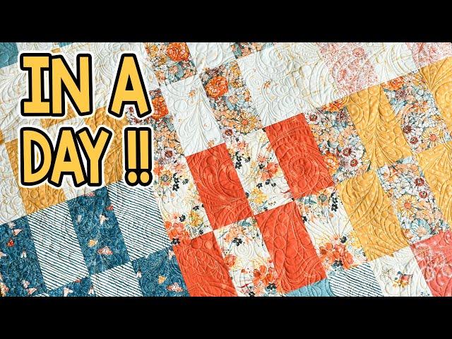 Checkered Brick | Fat Quarter Pattern | Quick and Easy Quilt Pattern!