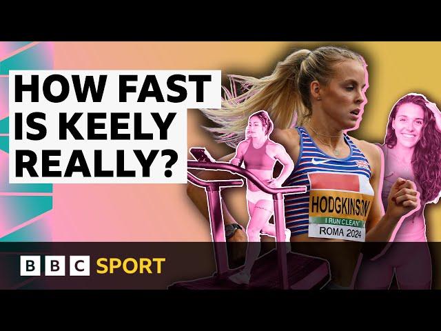 Could you keep up with Keely Hodgkinson's 800m pace? | Paris 2024 Olympics | BBC Sport