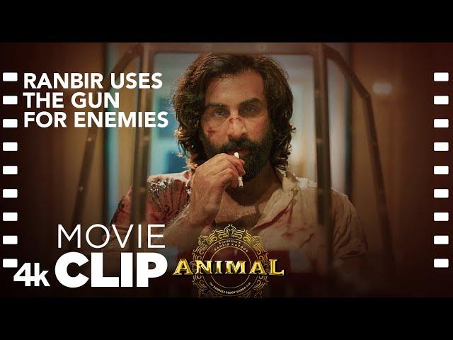 ANIMAL SCENE #13: Ranbir Uses The Gun For Enemies | Ranbir K, Rashmika, Sandeep V, Bhushan K