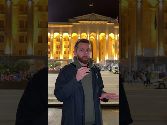 Protests in Tbilisi🪧 #protest #tbilisi #georgia #europe #travel