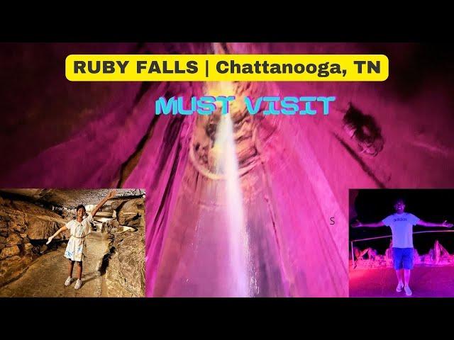 RUBY FALLS, Chattanooga, TN- Cavern & Underground Waterfalls 4K Tour