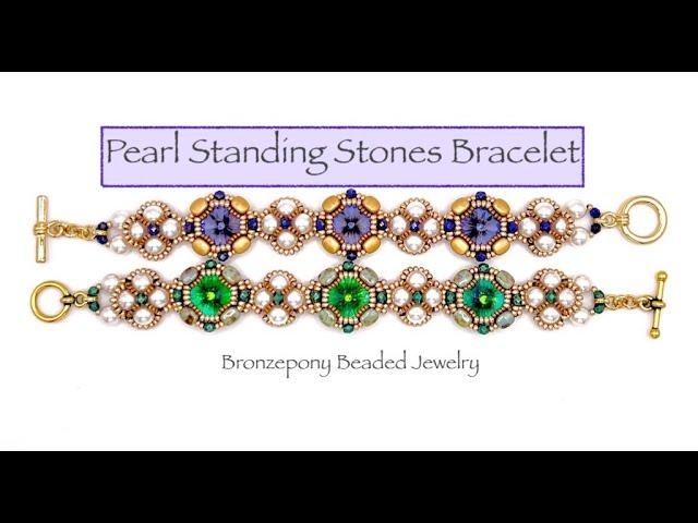 Pearl & Nib Bit Standing Stones Bracelet