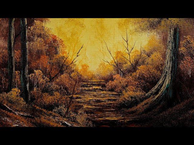 Fall Path Oil Painting - Lots of yellow and orange!