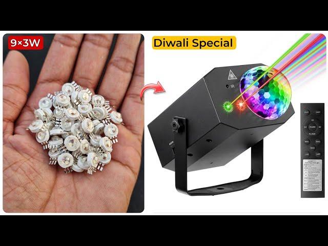 How To Make Diwali Decoration Lights| RGB Flashlight | Pixel | DJ Disco Lights | By- CreativeShivaji