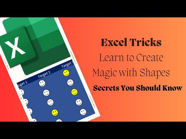 Smart Ways to Use Shapes as Checkbox in Excel | excel tutorial | excel tutoring | excel