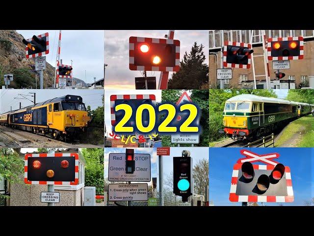 Level Crossings & Trains in 2022 - End of year compilation