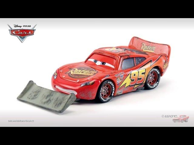 BDD World of Cars - Lightning McQueen with Shovel