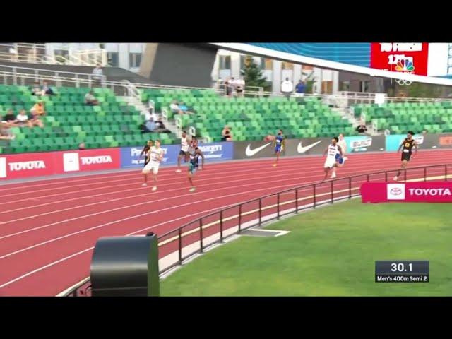 Quincy Hall Smashes Matthew Boling in 400m Semi-Final - USATF Outdoor Championships 2023