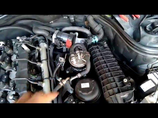 Easy Diesel Filter Change - Mercedes C Class w203 220 CDI -  JingFix