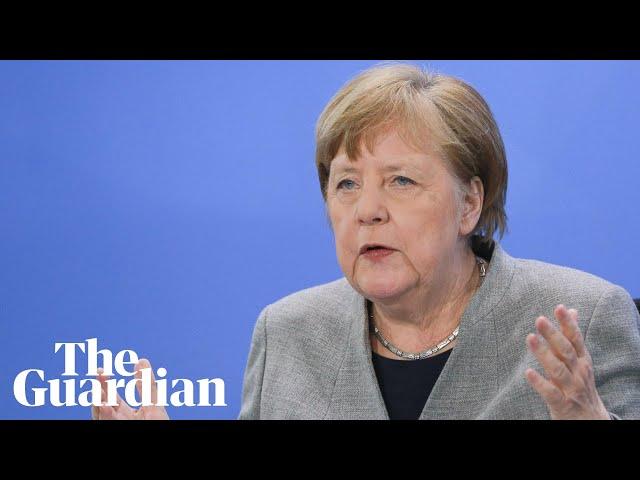 Angela Merkel uses science background in coronavirus explainer