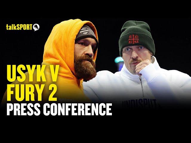 OLEKSANDR USYK v TYSON FURY 2 Press Conference LIVE | DAZN x talkSPORT Boxing