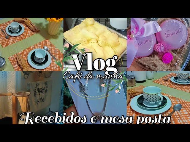 VLOG  RECEBIDOS DE ANIVERSÁRIO/ NOSSO CAFÉ DA MANHÃ ESPECIAL/ MONTANHA RUSSA FÁCIL E DELICIOSA