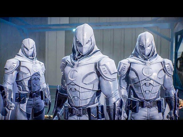 Marvel Future Revolution - Moon Knight Fights Ultron Scene