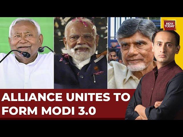 NewsTrack With Rahul Kanwal: Alliance Unites To Form Modi 3.0 | Top Speed To Form New Govt