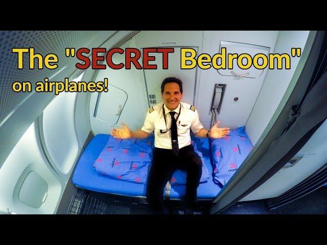 Where do PILOTS+FLIGHT ATTENDANTS sleep on PLANES?Explained by CAPTAIN JOE