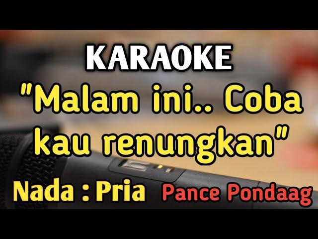 DISAAT KAU HARUS MEMILIH - KARAOKE || NADA PRIA COWOK || Pop Nostalgia || Pance || Live Keyboard