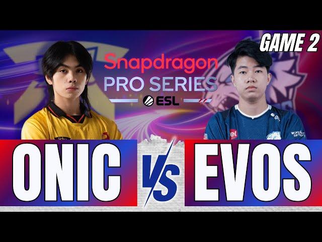 KELRA WITH A SAVAGE! | GAME 2 | ONIC VS EVOS | DAY 1 SNAPDRAGON CHALLENGE S6