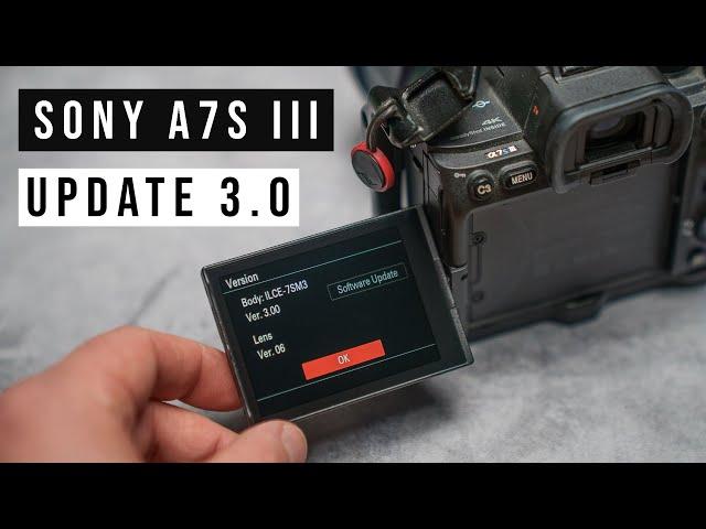 Sony A7S III Firmware Update 3.0 (Mac Install Problem Fixed)