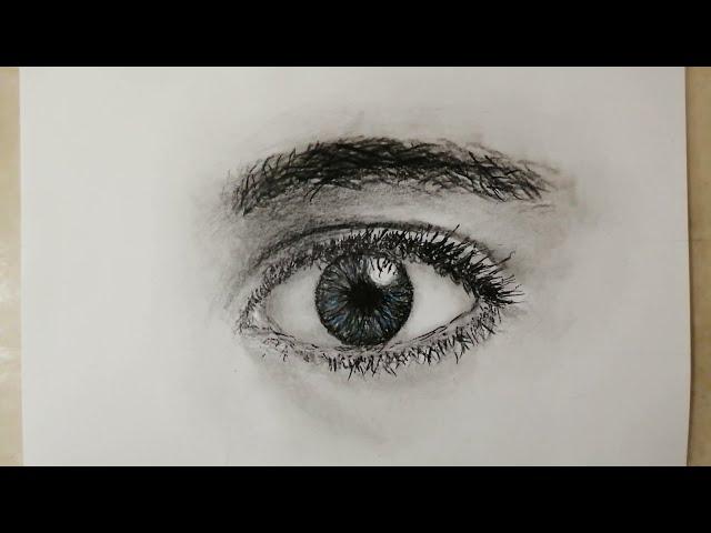 How to draw an eye for beginners, pencil drawing eye, easy sketches eyes