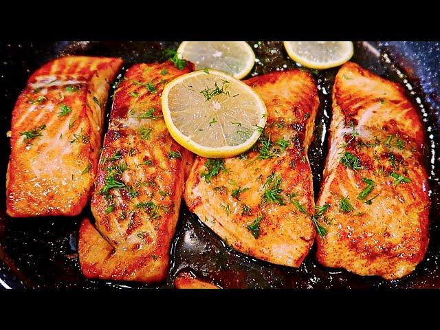 Easy Pan-Seared Salmon with Lemon Butter Sauce Recipe