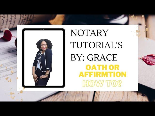 How To Fill Out an Oath or Affirmation by Notary Public with Acceptance of Office