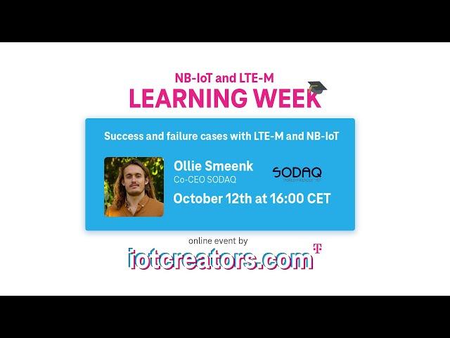 Success and failure cases with LTE-M and NB-IoT - NB-IoT and LTE-M Learning Week by iotcreators.com