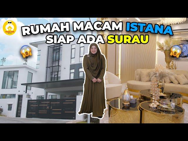 HOUSE TOUR EP 122: BANGLO 8 BILIK USAHAWAN POPULAR, PARKING ADA CHANDELIER, SURAU SANGAT CANTIK !!