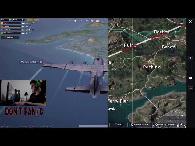 Angry Team vS Don't Panic (dP) (Erangel Fight)