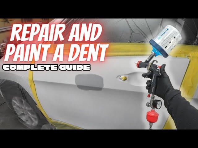 COMPLETE GUIDE to repair and paint a small dent in your car!