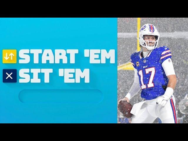 Start 'Em Sit 'Em Week 14 | NFL Fantasy Live