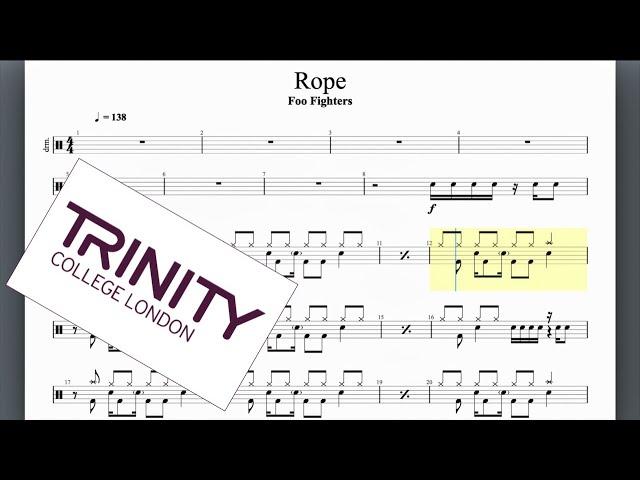 Rope Trinity Grade 7 Drums