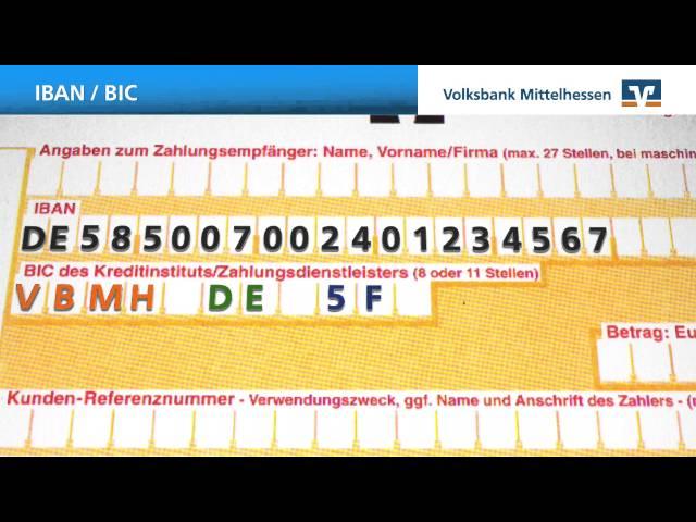 Verständlich erklärt: SEPA - IBAN BIC