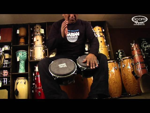 Alex Acuna demonstrates his Signature Bongos from Gon Bops