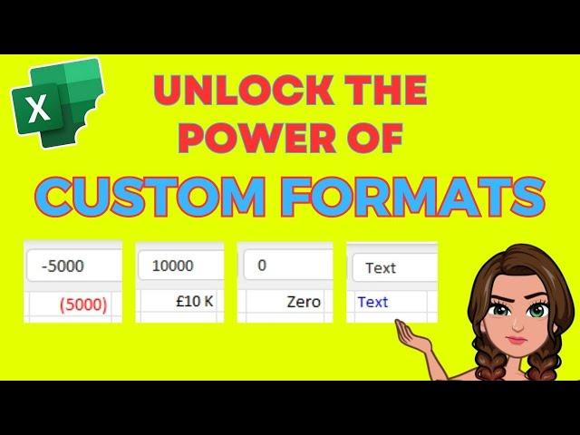 Mastering custom formatting: Introduction to formatting positive, negative or zero numbers and text