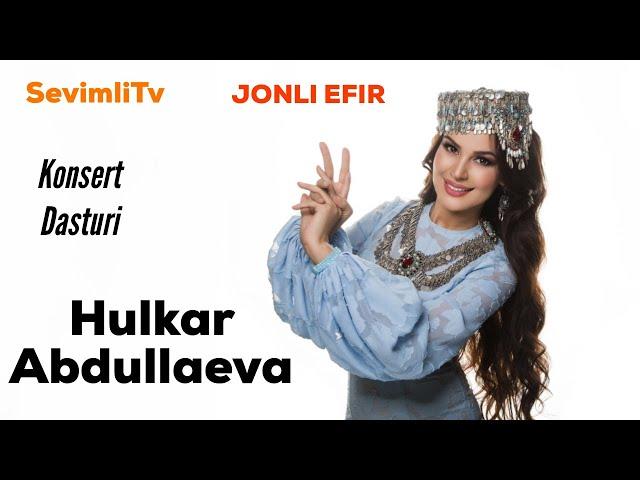 HULKAR ABDULLAEVA SevimliTv da bolgan Jonli ijrodagi konsert dasturi va LIVE(consert) 2020