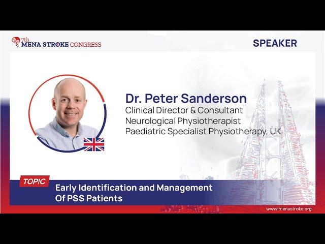 Dr. Peter Sanderson - Early Identiﬁcation and Management of PSS Patients