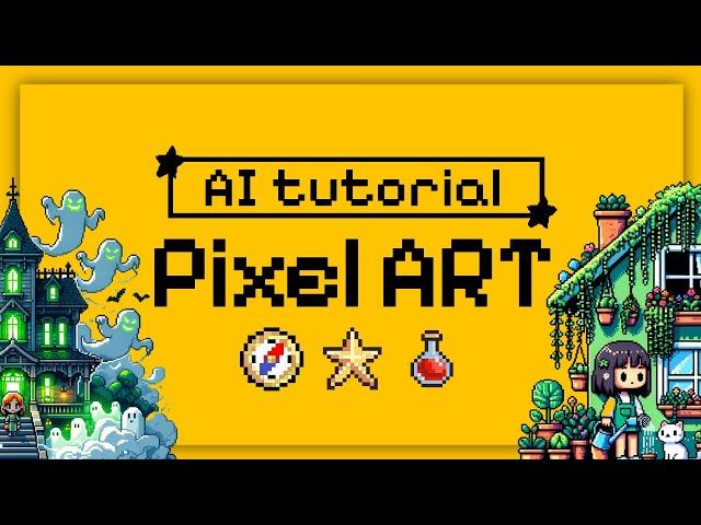 How To Make Cute Pixel Art In Minutes | Kittl AI Tutorial 